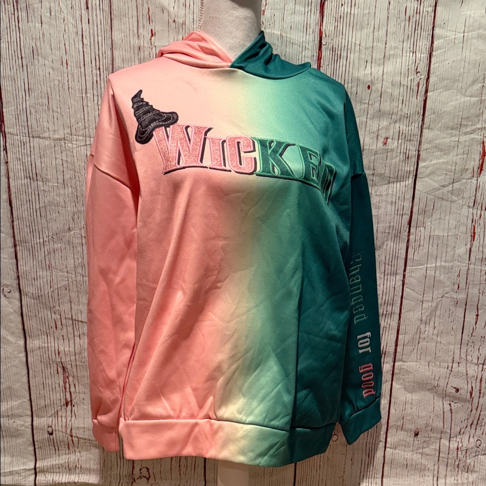 Wicked Hoodie - Pink and Green